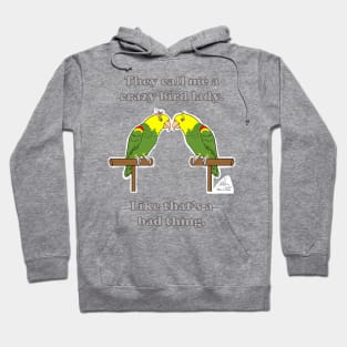 Crazy Bird Lady Double Yellow-headed Amazon Hoodie